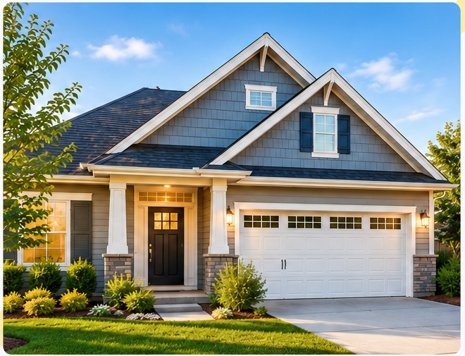 Well-maintained suburban home